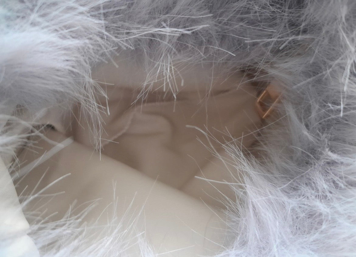 Plush Handbag Faux Fur