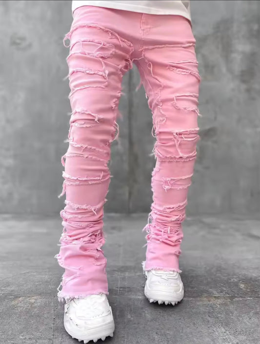 Stacked jeans