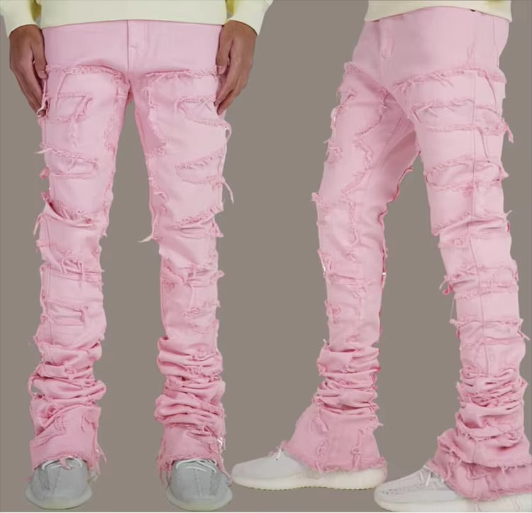 Stacked jeans