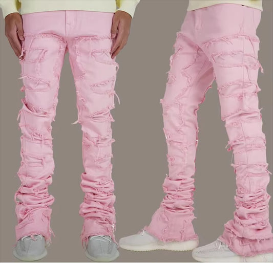 Stacked jeans